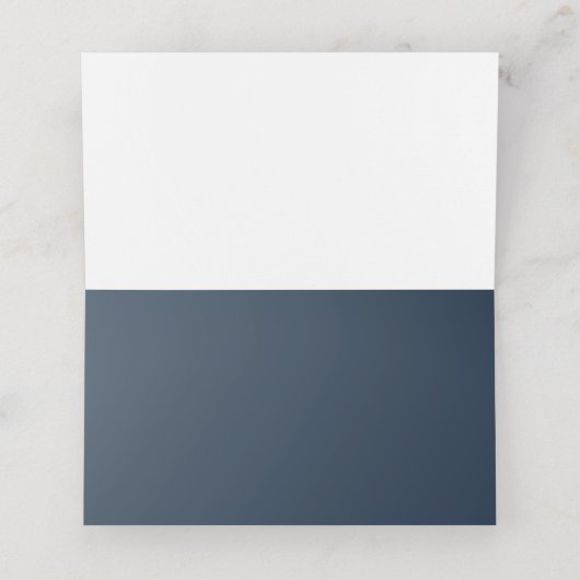 フローラブルゴーニュ赤面ネイビーエレガント座席表 プレイスカード (内部開封)