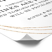 フローラブルゴーニュ赤面フローラ金ゴールドフレームオープンバー ポスター (角)