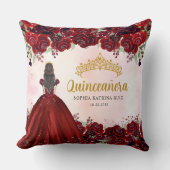 フローラブルゴーニュ金ゴールドプリンセスティアラキンセアニェラ クッション (正面)