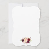 フローラブルゴーニュ金ゴールドメディカルグラードパーティー招待状W 招待状 (裏面)