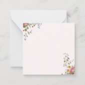 フローラブルドッグマママノテカード ノートカード (裏面)