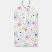 フローラブルーとピンクの花の行き先 ギフトタグ (裏面)