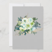 フローラブルーアイボリーグレイターコイズ素朴ズ セーブザデート (裏面)