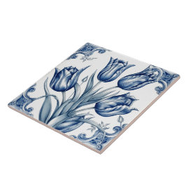 フローラブルーインディゴアズレジョ タイル