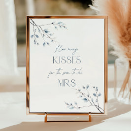 フローラブルーウィンターボタニカルハウキス ポスター