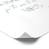 フローラブルーウィンターボタニカルハウキス ポスター (角)