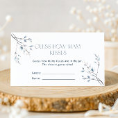 フローラブルーウィンターボタニカル推測いくつのキス エンクロージャーカード