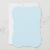 フローラブルーウォーターの色確認 招待状 (裏面)