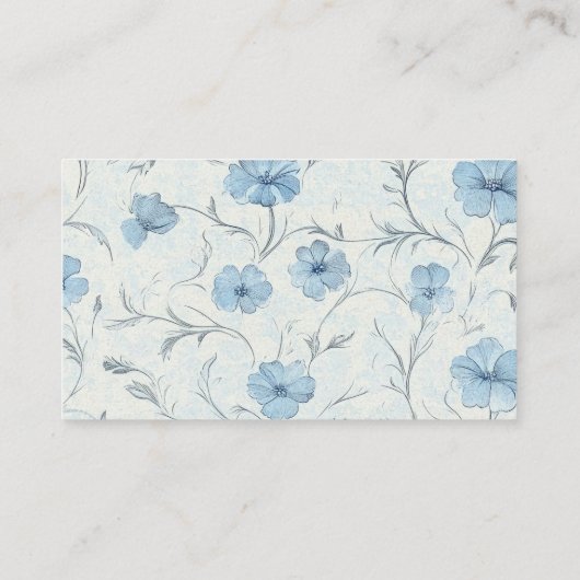 フローラブルーカントリー結婚ガーデンT's Reception エンクロージャーカード (裏面)