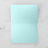 フローラブルーストークボーイ赤ちゃんシャワー、ピンクのバラ 案内状 (内部)