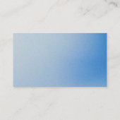 フローラブルータイルブライダルシャワーエンクロージャカード 名刺 (裏面)