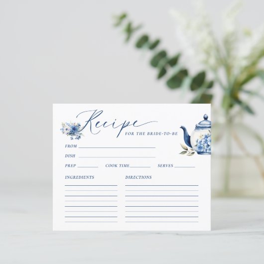 フローラブルーティーパーティーブライダルシャワーレシピ (スタンド正面)