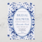 フローラブルートイレデジュウブライダルシャワー招待 招待状 (正面/裏面)