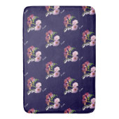 フローラブルーバスマット バスマット (正面縦)