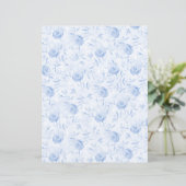 フローラブルーバラダマススクレープブック紙 (スタンド正面)