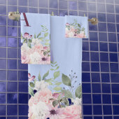 フローラブルーピンクかわいらしママの日 バスタオルセット