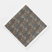 フローラブルーピンクヴィンテージウィリアムモリスブルーベル (コーナー)