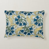 フローラブルーフラワーズリリーバレーリピーター アクセントクッション (裏面)