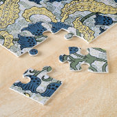 フローラブルーフラワーズリリーバレーリピーター ジグソーパズル (側面)