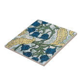 フローラブルーフラワーズリリーバレーリピーター タイル (側面)