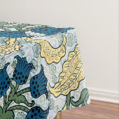 フローラブルーフラワーズリリーバレーリピーター テーブルクロス (インサイチュ)
