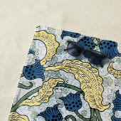 フローラブルーフラワーズリリーバレーリピーター ビーチタオル (インサイチュ)