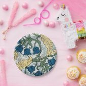 フローラブルーフラワーズリリーバレーリピーター ペーパープレート (パーティー)