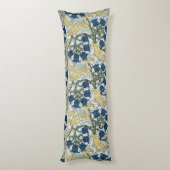 フローラブルーフラワーズリリーバレーリピーター ボディピロー (裏面 (縦))