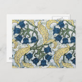 フローラブルーフラワーズリリーバレーリピーター ポストカード (正面/裏面)