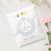 フローラブルーベビーエンジェルクロスバプテスマ フェイバーバッグ (封をした状態)