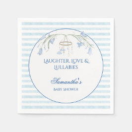 フローラブルーベル移動天空の男の子の赤ちゃんシャワー スタンダードカクテルナプキン