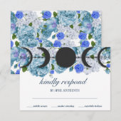 フローラブルームーンフェイズウィッカハンドスティング 出欠カード (正面/裏面)