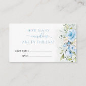 フローラブルーユーカリはキャンディーの数を推測する エンクロージャーカード (正面)