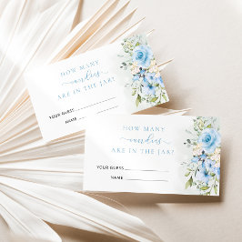 フローラブルーユーカリはキャンディーの数を推測する エンクロージャーカード