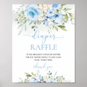 フローラブルーユーカリ葉おむつラッフル ポスター (正面)