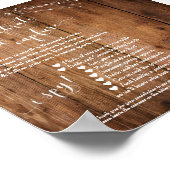 フローラブルー使い捨てカメラの指示記号 ポスター (角)