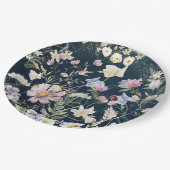 フローラブルー庭園の結婚式 ペーパープレート (アングル)