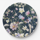 フローラブルー庭園の結婚式 ペーパープレート (正面)