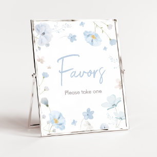 フローラブルー春ベビーの開花BabyShower Pavies ポスター