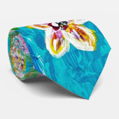 フローラブルー花瓶ネクタイ ネクタイ (ロール)