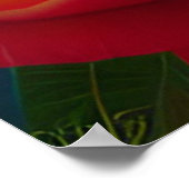 フローラブルー顔化粧 ポスター (角)