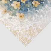 フローラブルー&イエローデクページティッシュペーパー 薄葉紙 (詳細)