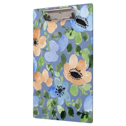 フローラブルー,サンゴ,かわいらしグリーンウォーター色 クリップボード (左)