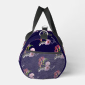 フローラブルーw /名前プリントカットソーバッグ ダッフルバッグ (右)