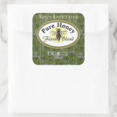 フローラブレンドピンストリープ&フラワーズカスタム スクエアシール (バッグ)