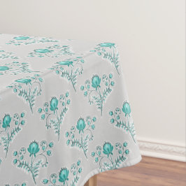フローラブロックプリント。 テーブルクロス