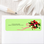 フローラブーケの住所の宛名ラベル ラベル (インサイチュ)