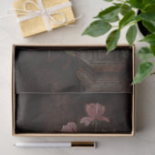 フローラブーケをブラック・デコページ紙 薄葉紙 (ギフト)