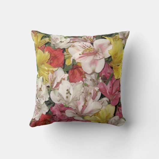 フローラブーケアメリカンモージョピローズ クッション (裏面)