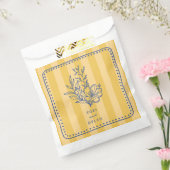 フローラブーケイエローストライプ結婚ズ フェイバーバッグ (封をした状態)